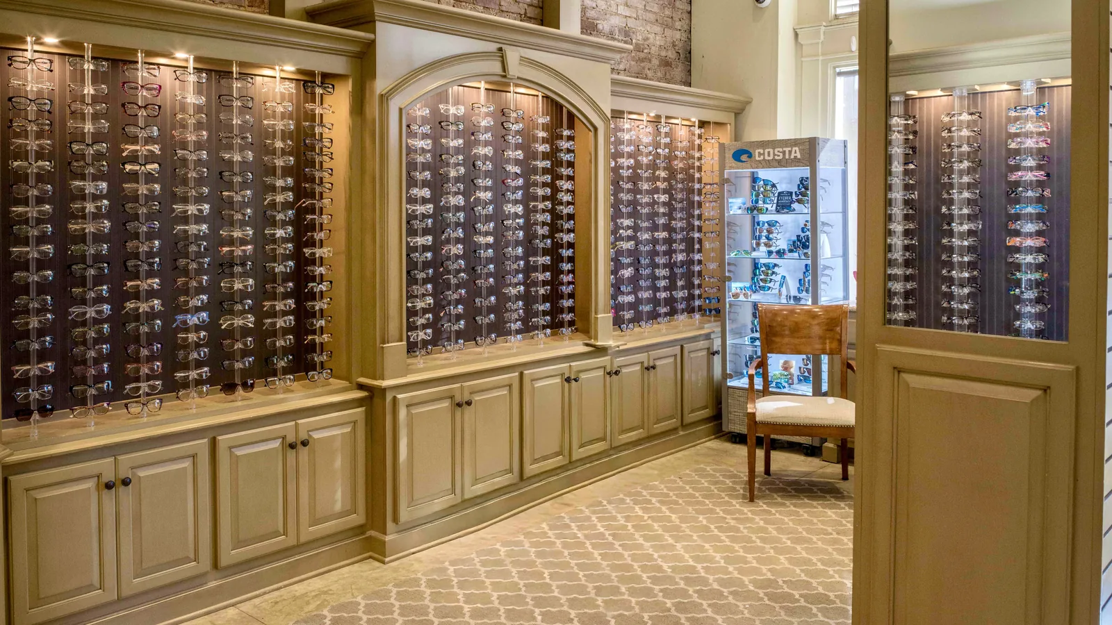 The designer frame boutique at Wood Eye Clinic